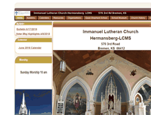 Tablet Screenshot of immanuelbremen.org